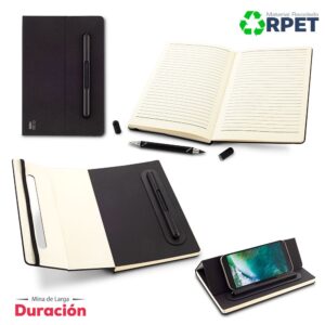 SET DE LIBRETA Y BOLIGRAFO 2-1 RPET