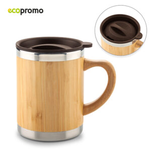 MUG METALICO BAMBOO ECO 300ML