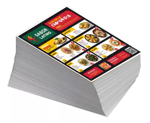 Volantes Carta 21 x 26 4x4 millar